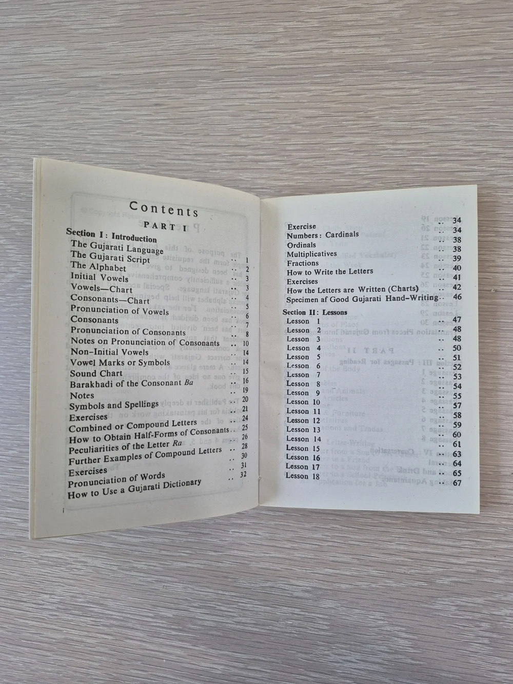 Gujarati Self Instructor with Pronunciation in Roman Characters - Purple Cover